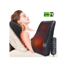 Boriwat Isı İle Boyun Masajı, Shiatsu Masajı 3d Yoğurma Sırt Masajı, Boyun İçin Masaj Yastığı, Omuz Sırt Ağrısı, Kadın Erkek Baba Anne İçin Hediyeler