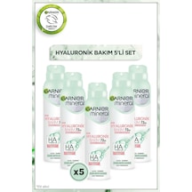 Mineral Hyaluronik Bakım Sprey Deodorant 5'li Set