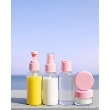 Kompakt 5 Parça Seyahat Kozmetik Şişe Takımı 30 Ml