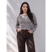 Lcw Curve Karışık Büyük Beden Desenli Bluz Çok Renkli