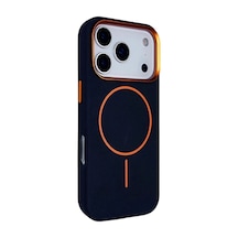 Joko Apple İphone 17 Pro Luno Deri Magsafe Kapak - Mavi 0.2M-Çok Renkli
