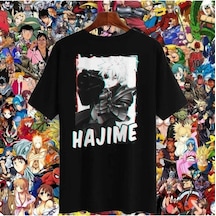 Noıssey Kırmızı Etiket Gala Hajime Arifureta Unisex T Shirt 09913 Siyah