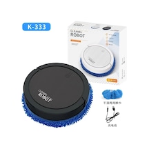 Yenı Usb Süpürme Robotlu Süpürge Paspas 3 In 1 Akıllı Kablosuz Sürükleme Style2-black Siyah