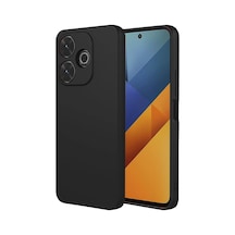 Xiaomi Redmi 13 4g Uyumlu Kılıf Nano İçi Kadife Silikon - Siyah