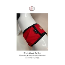 Salya Store Erkek Köpek Çiş Bandı Külotu Kırmızı Kl-102