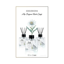 3'lü Edelweiss Çiçeği Çubuklu Oda Kokusu 100 Ml Çiçek