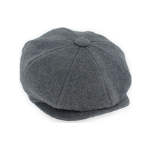 Superstorm Erkek Yün Newsboy Kasket Ingiliz Flat Cap Şapka