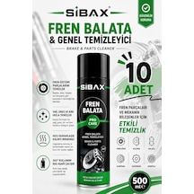 Sibax SB1000 Fren Balata ve Genel Temizleyici Sprey 500 ml (10 ADET)