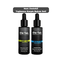 The Fair Nem Destekli   Vegan Cilt Bakım Seti 2 x 30 ML