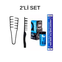 Profesyonel Mucizevi Tarak & Ostwnt Profesyonel Saç Şekillendirici Pudra Wax 20gr Mavi