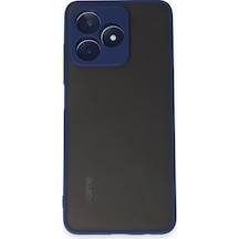 Ilkeshop Newface Realme C53 Kılıf Montreal Silikon Kapak - Lacivert