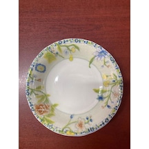 Konak Züccaciye 17 Cm Çukur Tabak Dijital Desenli Çiçekli
