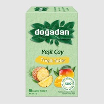 Doğadan Tropik Tatlar Poşet Yeşil Çay 18li