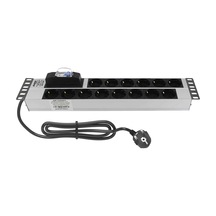 Amp Connect 19" 2u 14'lü Schuko Sigortalı Kabinet Grup Prizi Pdu -16a