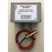 Boru Sıcaklık Sensörü 4 - 20 Ma - 20 / 100 Derece