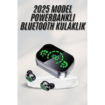 Yeni Nesil Bluetooth Kulaklık Çağrı Cevaplayabilen Dijital Göstergeli Powerbankli Çok Renkli