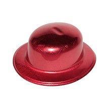 Kırmızı Renk Hologramlı Plastik Yuvarlak Melon 27x24 Cm N177