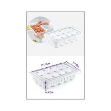 Yumurta Saklama Kabı 15 Li 2 Adet Plastik Beyaz Diğer