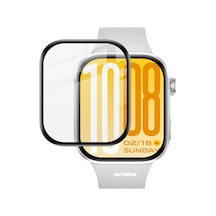 Xiaomi Redmi Watch 6 Uyumlu Tam Kaplayan Güçlendirilmiş Kırılmaz Nano Ekran Koruyucu