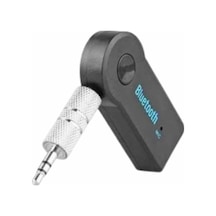 Tüm Cihazlara Uyumlu Bluetooth Aux Araç Kiti Siyah -