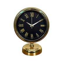 Büro Ev Ofis Hediyesi İçin 25x20cm Golden Metal Notif Masa Saati Diğer
