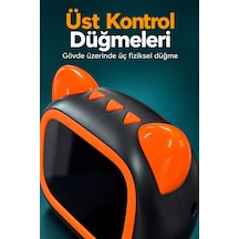 Bluetooth Hoparlör Ekranlı Saat Ve Alarm Özellikli