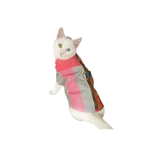 Kemique Pink Stars Su itici Kedi Yağmurluğu