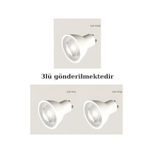 8w Çanak Led Ampul -beyaz Spot Ampülü 3lü Gönderilmektedir