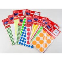 Tanex Etiket Ofc-133 Yuvarlak Turuncu 5 Li - 5 Paket Turuncu