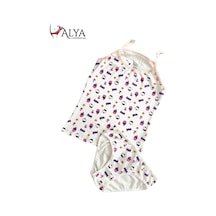 Alya Underwear Kız Çocuk Baskılı Ip Askılı Atlet Ve Slip Takımı Dondurma Baskılı