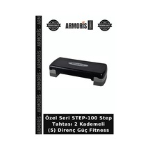 Özel Seri Step-100 Step Tahtası 2 Kademeli 5 Direnç Güç Fitness