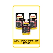 Pattex Süper Japon Yapıştırıcısı 3 x 1 G