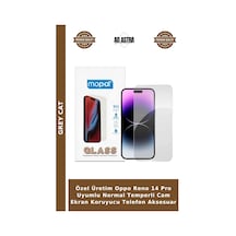 Özel Üretim Oppo Reno 14 Pro Uyumlu Normal Temperli Cam Ekran Koruyucu Telefon Aksesuar
