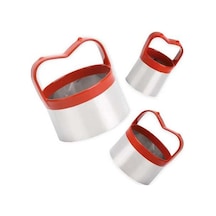 Ulzyvf Yuvarlak Yükseklik Seti, Pişirme Ve Kurabiye Yapımı İçin Metal Kesici, 5 Adet 3 Cm Yükseklikli Profesyonel Mutfak Aleti Yükseklik 5 Cm