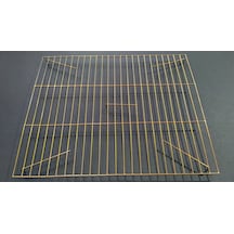 40x32 Üretim Kafesi Taban Izgarası Ayaklı Gold Renk