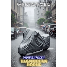 Asya As 150-12 Uyumlu Kilit Uyumlu Gri Motosiklet Brandası,örtüsü,çadırı