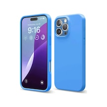 Apple iPhone Uyumlu - 16 Pro Max Kılıf First Silikon - Mavi