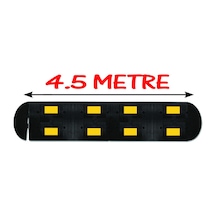 Trafik Kasis Kauçuk Yol Kasisi Hız Kesici Kauçuk Şaseli Kasis 4.5 Metre 50x40 Cm
