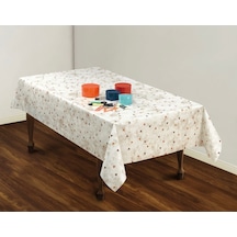 Geometrik Desen Pvc Astarlı Muşamba Masa Örtüsü