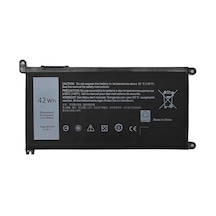 Dell İnspiron 14 7460 P74g Batarya A+++ Pil
