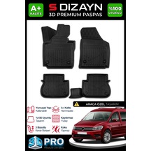 Vw Caddy 3d Pro Havuzlu Paspas 2015-2020 A+ Kalite 3ds-sdz156