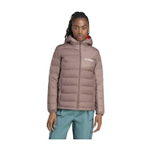 Earstr/trabrn Adidas Kadın Koşu - Yürüyüş Mont W Mt Down H J Earstr/trabrn Jz9992 Kahverengi