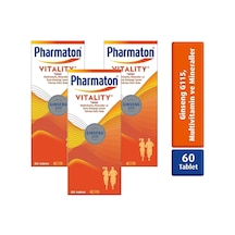 Pharmaton Vitality 60 Tablet 3 Adet