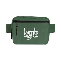 Lamb Of God Logo Yeşil Bel Çantası