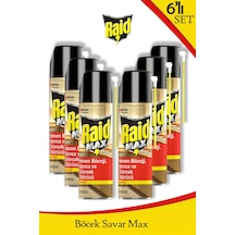 Böceksavar Max Hamamböceği, Örümcek Ve Karıncalara Karşı Etkili 300 Ml X 6 Adet