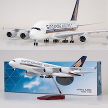 Singapore Airlines A380 Yolcu Uçağı Model Uçak 1/160 46cm