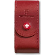 Victorinox Deri Kamp Çakı Kılıfı 4.0521.1 Kırmızı Çıt Çıt Düğmeli Kırmızı
