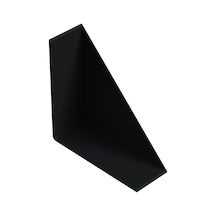 Cateksss 150x55 Mm Köşe Takozu - 15 Li Paket Siyah