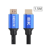 Alfais 5094 8K Ultra HD 2.1V Altın Kaplama Hdmi Kablo UHD 1.5 M