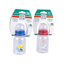 Bebedor Desenli PP Biberon 125 ml ( No:3 Biberon Emziği Hediyeli)